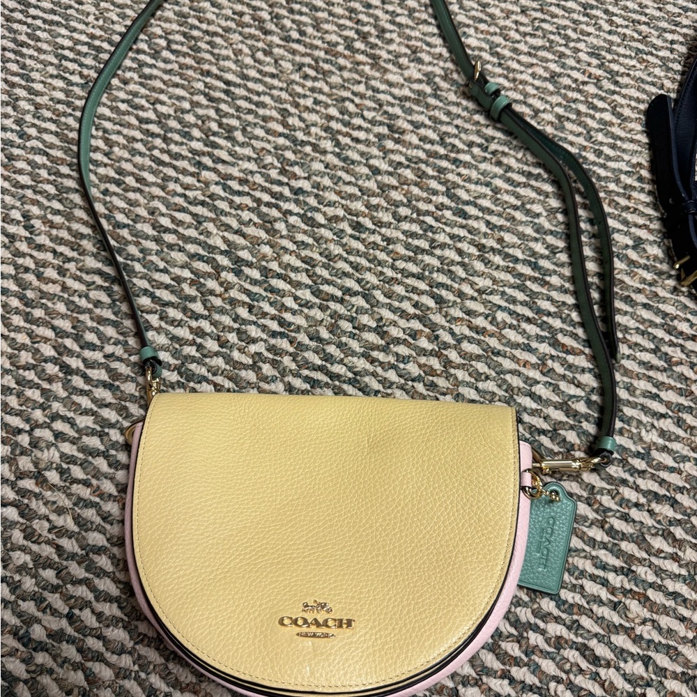 Coach Lemon and Forest Crossbody Bag